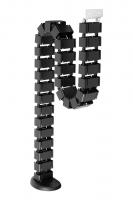 STRONG Pionowe prowadzenie kablowe flexi 1260 mm czarne