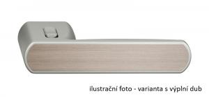 TWIN Klamka Allegra 1618 (bez wypełnienia) FAST LOCK/XR, prawa klamka