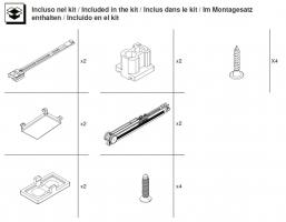 TERNO T-Belt sada dvou tlumičů černá