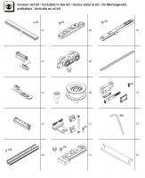 TERNO T-Belt Universal sada kování pro první dveře 80kg černá
