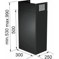 FRANKE Akcesoria 112.0683.832 osłona komina czarna