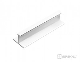 SEVROLL 03890 listwa łącząca H08/18, 3 m, biała matowa