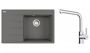 FRANKE Zestaw G250SZK CNG 611-78 TL/7 szary kamień + FS 3230.031