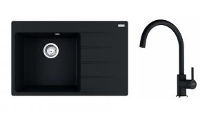 FRANKE Zestaw G272O CNG 611-78 TL/2 onyks + FC 6018.071