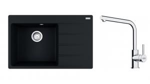 FRANKE Zestaw G251O CNG 611-78 TL/2 onyks + FS 3230.031