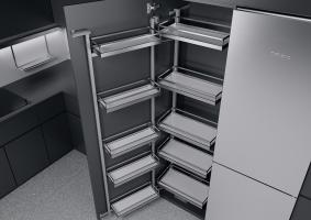 K-KES Tandem III, potravinová skříň, Arena Style, 600/1700mm, chrom