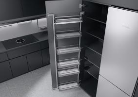 K-KES Tandem Side III, potravinová skříň, Arena Style, 600/1700mm, chrom