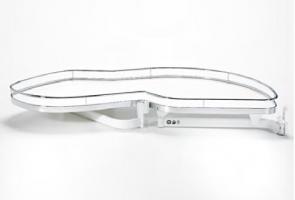 KES 235010 LeMans II, półki narożne, Arena Classic, 400mm, prawy - białe/chrom