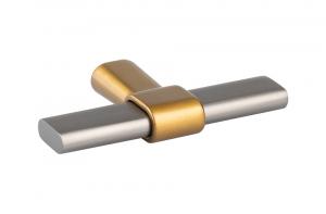 TULIP Gałka Joliet szary stalowy/szampański brąz