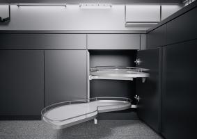 K-KES LeMans II, półki+drążek, Arena Classic, biały/srebrny, L, /600-750