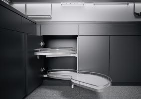 K-KES LeMans II, półki+drążek, Arena Classic, biały/srebrny, P, /720-900