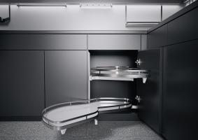 K-KES LeMans II, półki+drążek, Arena Style, biały/chrom, L, 450/min 1265