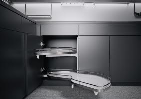 K-KES LeMans II, półki+drążek, Arena Classic, biały/chrom, P, 400/600-750