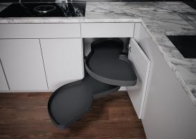 K-KES LeMans II, półki+drążek, Arena Pure, antracyt, L, 600/min 1265