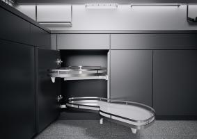 K-KES LeMans II, półki+drążek, Arena Style, biały/chrom, P, 450/720-900