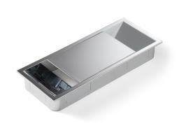 Strong průchodka plastová 152x62x18 hliník