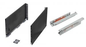 K-StrongMax 18 szuflada H249/450mm push, czarna