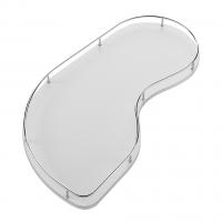 K-VIBO FLY 3.0 CLASSIC, półki narożne, element nośny, białe/chrom, L 450/655-705