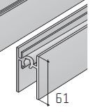 S-S65 dolny profil 4/18mm 2m srebrny