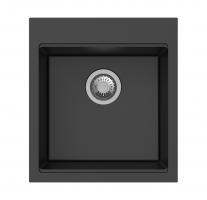 StrongSinks S3 Zlewozmywak granitowyIpel 460x510mm bez ociekacza  czarny