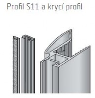 S-profil S11 srebrny elox 2,7m