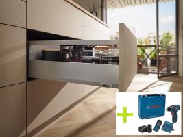 K-BLUM zestaw Merivobox 500mm/40kg Indium szary IG-M wkręt + BOSCH GSR 12V-15