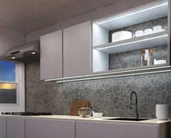 K-StrongLumio LED COB 24V 12W/m ciepła II, srebrny, osłona półprzezroczysta, 2m