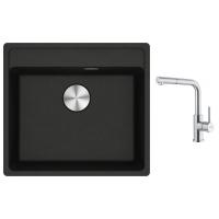 FRANKE Zestaw G298O MRG 610-52 RTL onyx + FC 6986