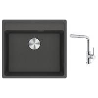 FRANKE Zestaw G298ŠB MRG 610-52 RTL szary łupek + FC 6986