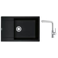 FRANKE Zestaw G301O MRG 611-78 BB onyx + FC 6985