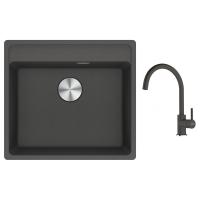 FRANKE Zestaw G274ŠB MRG 610-52 RTL szary łupek + FC 6018