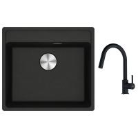 FRANKE Zestaw G296O MRG 610-52 RTL onyx + FC 6051