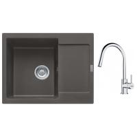 FRANKE Set G256ŠB MRG 611-62 šedá břidlice + FS 3229.031 chrom