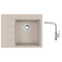 FRANKE Zestaw G283SA CNG 611-62 TL/7 sahara + FC 6986