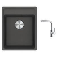 FRANKE Zestaw G295ŠB MRG 610-37 RTL szary łupek + FC 6986