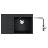 FRANKE Zestaw G287O CNG 611-78 TL/7 onyks + FC6985