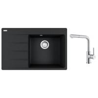 FRANKE Zestaw G289O CNG 611-78 TL/7 onyks + FC6986