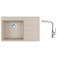FRANKE Zestaw G288SA CNG 611-78 TL/2 sahara + FC6985