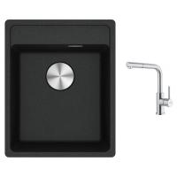 FRANKE Zestaw G295O MRG 610-37 RTL onyx + FC 6986