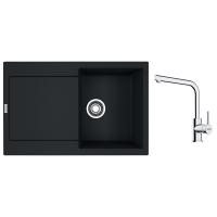FRANKE Zestaw G259MČ MRG 611 czarny matowy + FS 3230.031