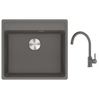 FRANKE Zestaw G274ŠK MRG 610-52 RTL szary kamienny + FC 6018.084