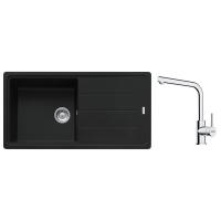 FRANKE Zestaw G264MČ BFG 611 czarny matowy + FS 3230.031