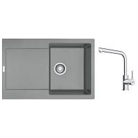 FRANKE Zestaw G259ŠK MRG 611 szary kamienny + FS 3230.031