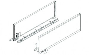 BLUM 770F6502S boki Legrabox F 650mm jedwabiście biały