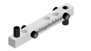 SEVROLL 20238 Simple/Blue element montażowy do płyty laminowanej 10/18mm
