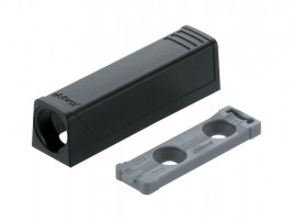 BLUM 956.1201 Tip-on adapter prosty, 50mm, czarny