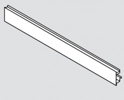 BLUM ZV7.1043MN1 front metalowy z rowkiem Legrabox jedwabiście biały