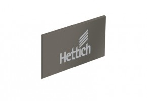 HETTICH 9134967 ARCITECH zaślepka szara z log Hettich