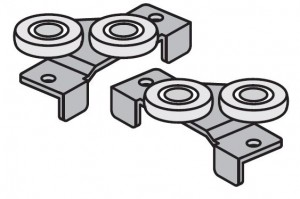 SEVROLL 10135 wózek górny Simple (do płyty laminowanej 18mm) bezramowy L+P