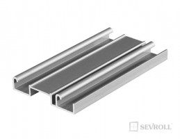 SEVROLL 04591 Gemini II tor dolny 1,7m srebrny